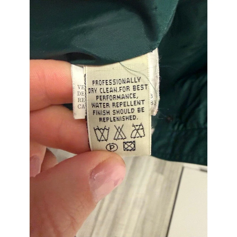Vintage Eddie Bauer flannel lined winter coat